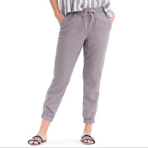 JCrew Point Sur Seaside Linen Joggers
